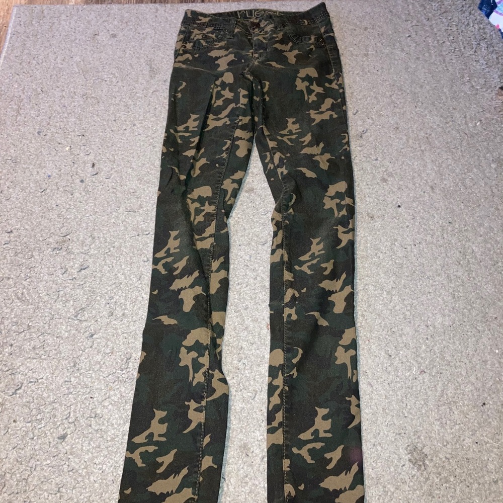 Soft dark camo jeggings